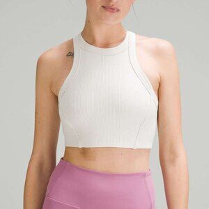 Lululemon Ribbed Nulu High-Neck Yoga Bra